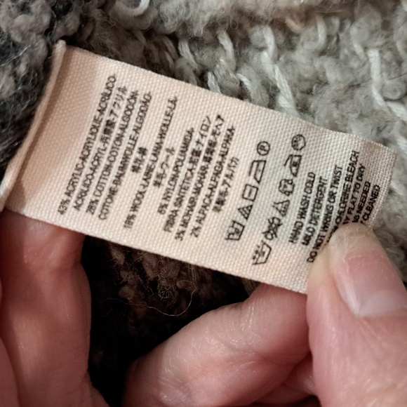 Free People Home For The Holidays Sweater" Knit Oversized Size XS - Picture 7 of 9